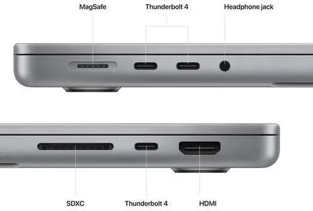 Alt view image 4 of 5 - Apple MacBook Pro 14.2" - Space Grey (M2 Max Chip 12-Core CPU/30-Core GPU/32GB RAM/1TB SSD) - (2023 Model)