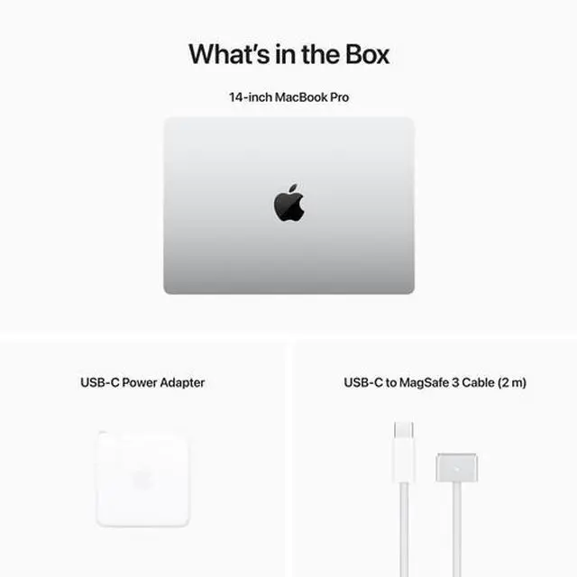 Alt view image 5 of 5 - Apple MacBook Pro 14.2" (Early 2023) - Silver (Apple M2 Pro / 32GB RAM / 512GB SSD ) - English