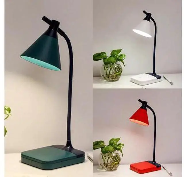 Alt view image 2 of 5 - LED Desk Lamp Bendable Dimmable Touch Table Lamp USB Rechargable Bedroom Bedside Lamp LED Reading Lamp Night Light