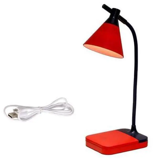 Alt view image 3 of 5 - LED Desk Lamp Bendable Dimmable Touch Table Lamp USB Rechargable Bedroom Bedside Lamp LED Reading Lamp Night Light
