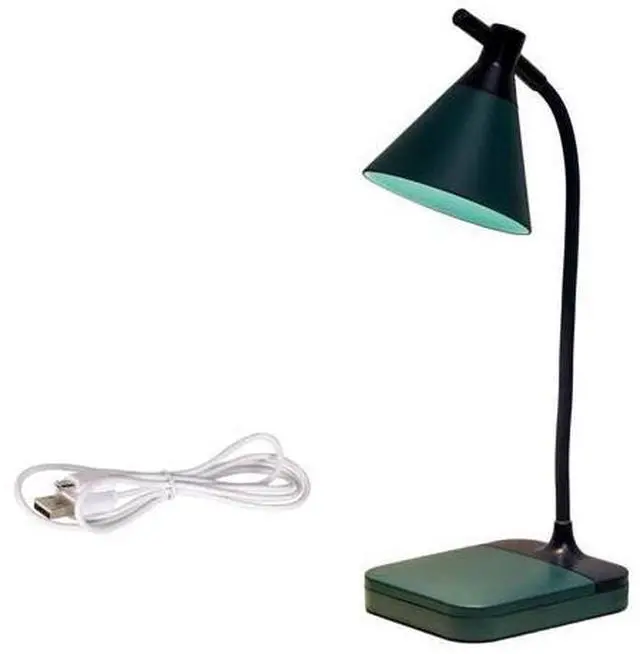 Alt view image 5 of 5 - LED Desk Lamp Bendable Dimmable Touch Table Lamp USB Rechargable Bedroom Bedside Lamp LED Reading Lamp Night Light