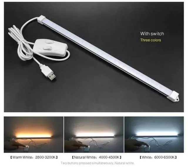 Alt view image 4 of 7 - 1pcs Clip Wireless Table Lamp Study 3 Modes Touch 1200mAh Rechargeable LED Reading Desk Lamp USB Table Light Flexo Lamps Table
