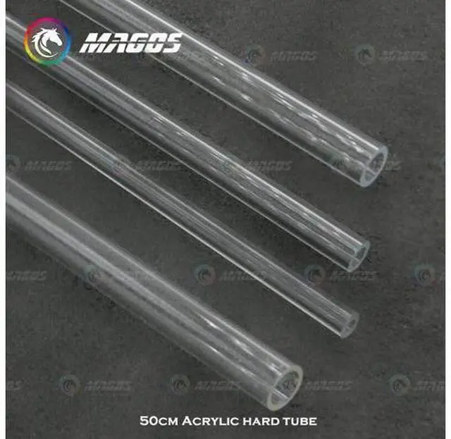 Alt view image 3 of 5 - Acrylic Tube Water Cooling kit Hard Pipe OD 8mm 10mm 12mm 14mm 16mm 18mm 20mm PC Case, PMMA Organic glass tube 50cm