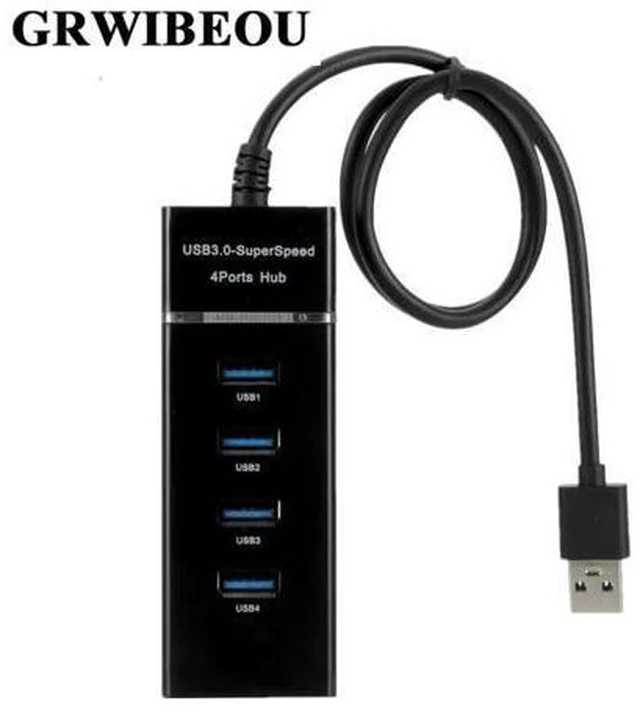 Main image of 4 ports High Speed HUB High-Speed 4 Port USB 3.0 Multi HUB Splitter Expansion For Desktop PC Laptop Adapter USB 3.0 HUB