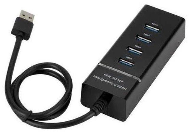 Alt view image 4 of 5 - 4 ports High Speed HUB High-Speed 4 Port USB 3.0 Multi HUB Splitter Expansion For Desktop PC Laptop Adapter USB 3.0 HUB