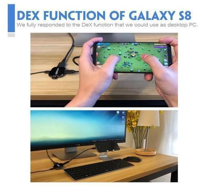 Alt view image 4 of 5 - Hot-Selling USB C HUB USB-C Type-C To video cable USB 3.1 Female Charger For / Spectre/MI Air/Dell INSPIRON