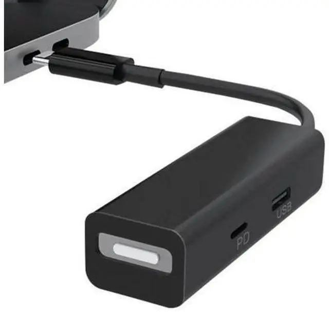 Main image of Anywatt,USB C Magsafe Adapter,Type C to Magsafe 1&2 Converter Adapter Charge,Compatible with New MacBook Pro/Air and Any USB C Devices,black