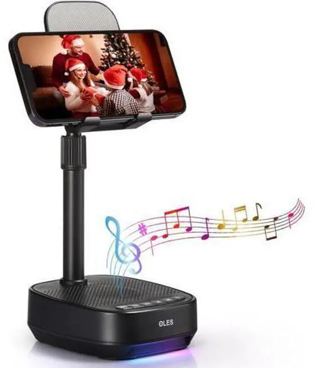 Main image of Gifts for Men Him, Cell Phone Stand with Wireless Speaker(7-11Height), Birthday Gifts for Men, Gifts Him, Phone Holder for iPhone/Android/Tablet, Unique Gifts for Dad Him Mom, Women Gifts