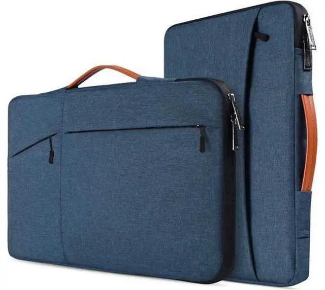 Main image of 17.3 inch Laptop Briefcase Bag for HP Pavilion 17 Inch Laptop HP Envy 17 HP PROBOOK 17 G7 17.3 Inspiron 17 VivoBook 17 Aspire 17.3 Laptop Sleeve Case Navy Blue