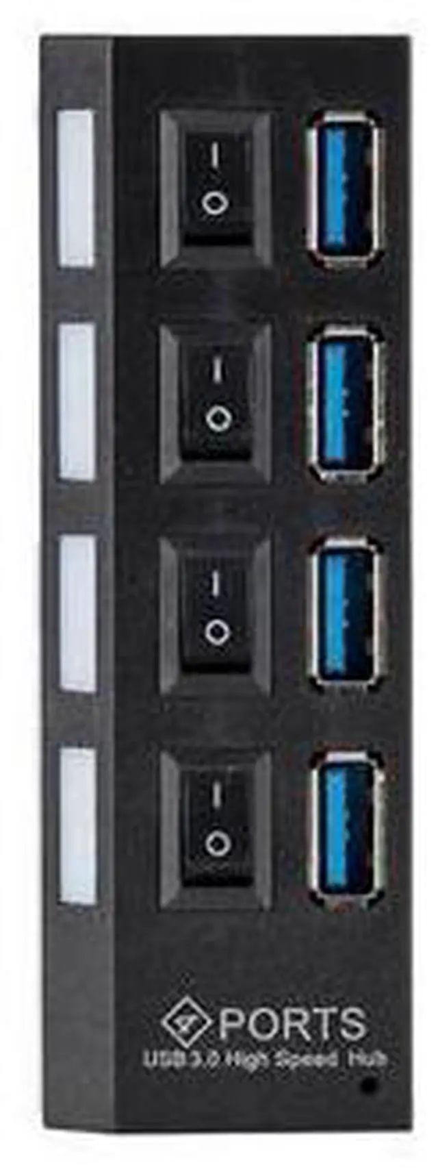 Alt view image 2 of 5 - USB Hub 3.0 4 Port USB 3.0 Hub Splitter Multi Hub High Supper Speed 5Gbps USB 3.0 Hub for PC
