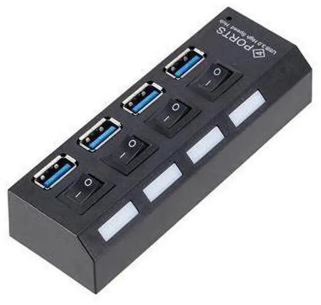 Alt view image 5 of 5 - USB Hub 3.0 4 Port USB 3.0 Hub Splitter Multi Hub High Supper Speed 5Gbps USB 3.0 Hub for PC