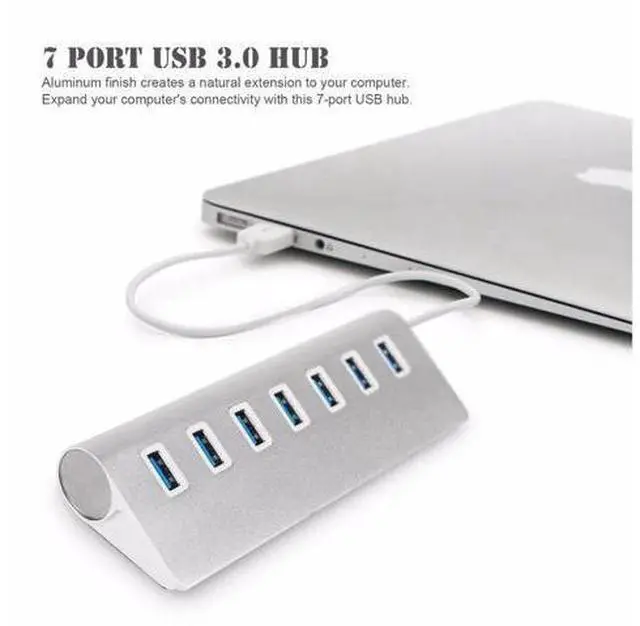 Alt view image 2 of 5 - Usb Hub 3.0 4/7 Ports High Speed Usb 3.0 Hub 5Gbps USB 3.0 Multi Hub Splitter Adapter for PC Laptop