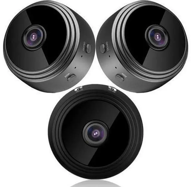Main image of 2023MDGLSYEE Wireless Security Camera Mini Outdoor/Indoor with Audio,Hidden Camera,Home Surveillance Camera, 1080P IP HD Build-in Battery 350mahInfrared Night Vision Dome Camera(Pack-3)
