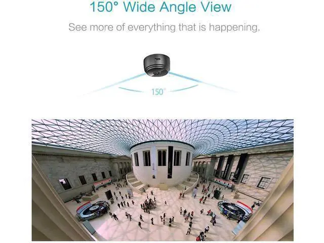 Alt view image 7 of 7 - 2023MDGLSYEE Wireless Security Camera Mini Outdoor/Indoor with Audio,Hidden Camera,Home Surveillance Camera, 1080P IP HD Build-in Battery 350mahInfrared Night Vision Dome Camera(Pack-3)