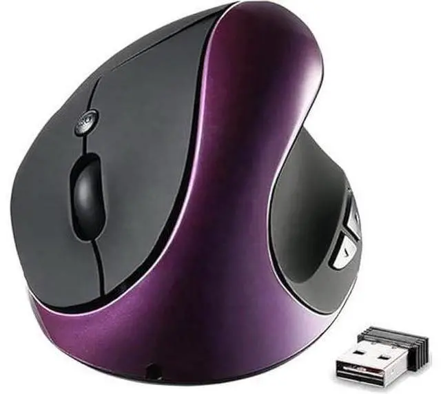 Main image of Ergonomic Vertical Mouse, Wireless 2.4G High Precision Rechargeable Ergonomic Mouse Optical Mice with Adjustable DPI 800/1200/1600, Reduce Wrist Strain, Specially for Small-handers Right-handers