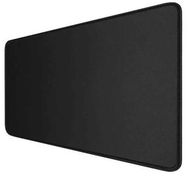 Main image of Large Gaming Mouse Pad- 31X12 In. Xl Gaming Mousepad With Stitched Edges, Ultra-Smooth Cloth Mouse Mat & Non-Slip Rubber Base, Waterproof Full Desk Keyboard Mat For R, Office & Home, Black
