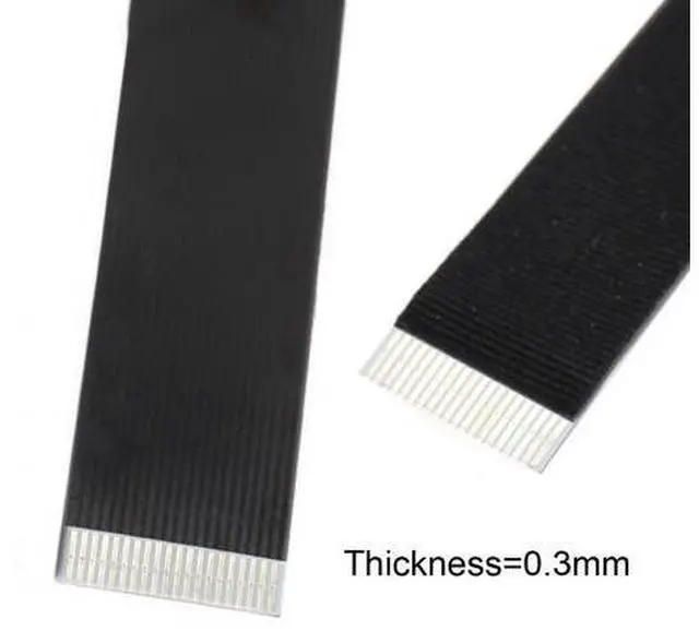 Alt view image 3 of 7 - USB 2.0 Flat Cable USB 2.0 Male to Female 90 Degree Down Angled Data Transfer Charging Ribbon Flex Extension Cable Adapter 0.5M
