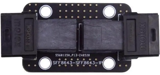 Main image of Card PCI-Express 4.0 PCIE5.0 Mini SAS HD SFF-8643 Female to SFF-8643 Female PCBA Coupler Adapter Extender