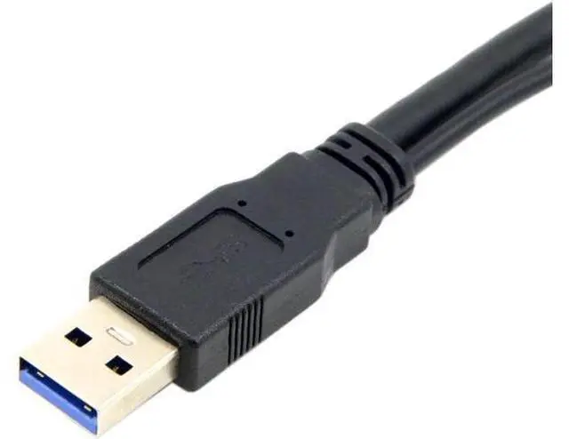 Alt view image 6 of 7 - USB 3.0 Splitter Y Cable USB 1 Male to 2 Female Extra Power Data Extension Cable for 2.5" Mobile Hard Disk