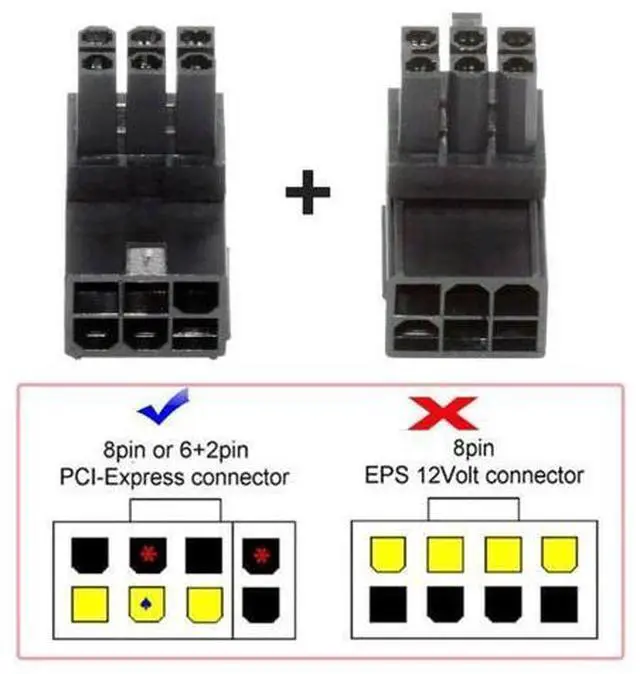 Alt view image 2 of 7 - 2 Pack ATX 6Pin 90 Degree Angled GPU Graphics Card Power Connector Adapter