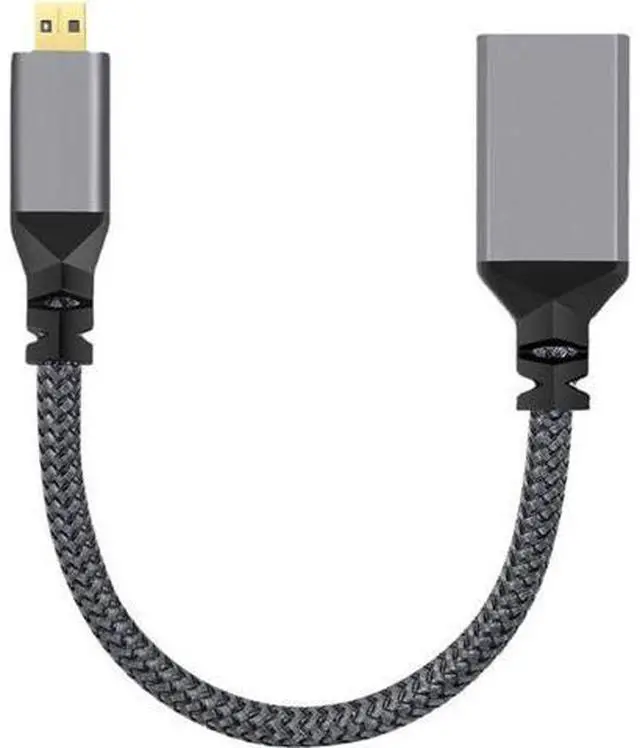 Main image of CY Micro HDMI to HDMI Cable,Micro HDMI 1.4 Male to HDMI Female 4K Extension Cable for DV MP4 Camera DC Laptop