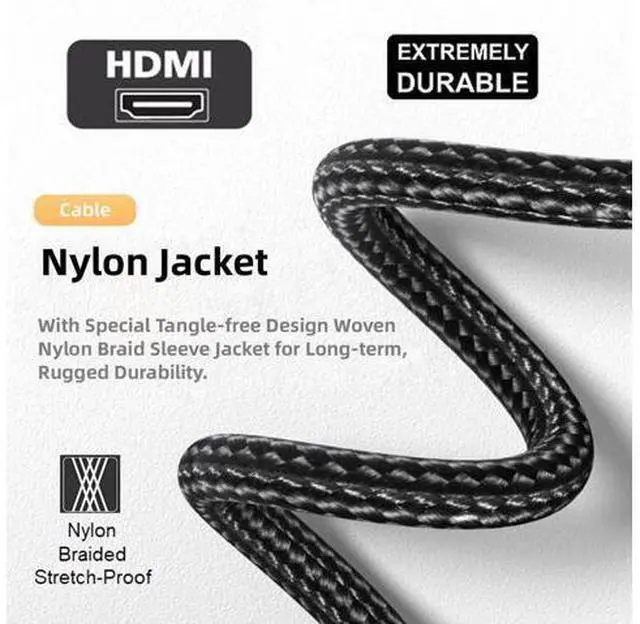 Alt view image 4 of 7 - CY Micro HDMI to HDMI Cable,Micro HDMI 1.4 Male to HDMI Female 4K Extension Cable 90 Degree UP Angled
