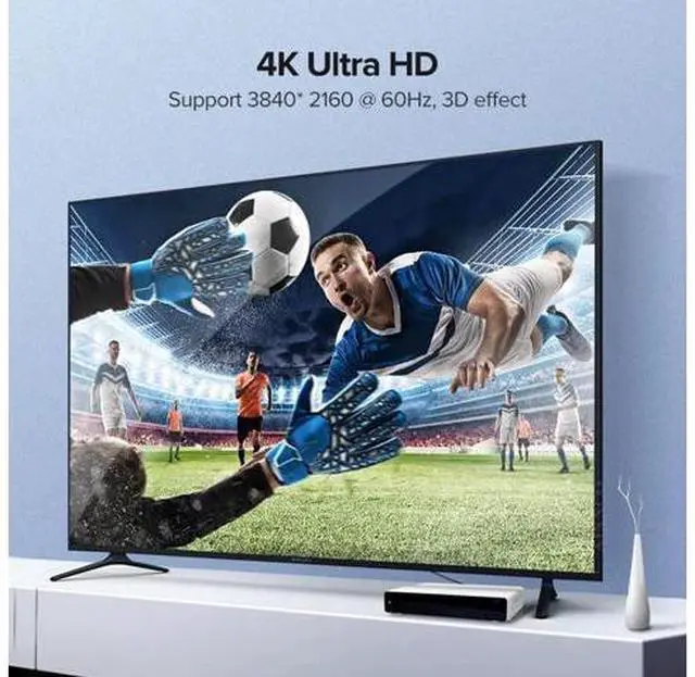 Alt view image 7 of 7 - CY Micro HDMI to HDMI Cable,Micro HDMI 1.4 Male to HDMI Female 4K Extension Cable 90 Degree UP Angled