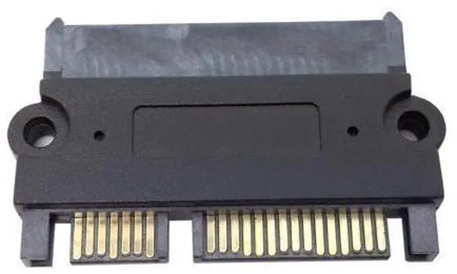 Main image of 3.5" 2.5inch SATA 22Pin 7+15 Male to SATA 22P 7+15 Female Extension Convertor Adapter with Screw Holes