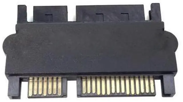 Main image of 3.5" 2.5inch SATA 22Pin 7+15 Male to SATA 22P 7+15 Male Extension Convertor Straight Adapter