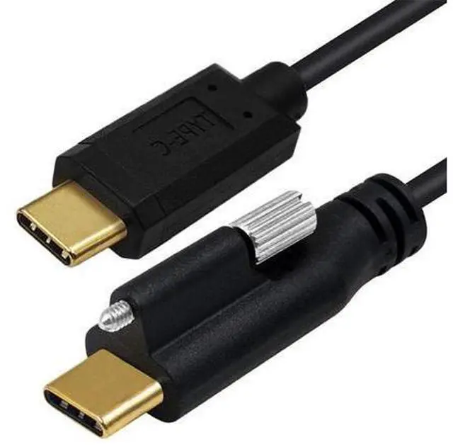 Main image of USB C to C Cable,USB C Male to Male Fast Charging Data Transfer Extension Cable with Screws