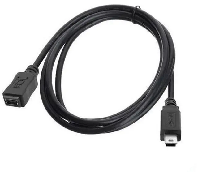 Alt view image 7 of 7 - Mini USB Extension Cable, USB 2.0 Mini USB 5Pin Male to Female Power Charging Data Transfer Extension Cable for Dash Cam/GPS/Camera 4.92FT/1.5M