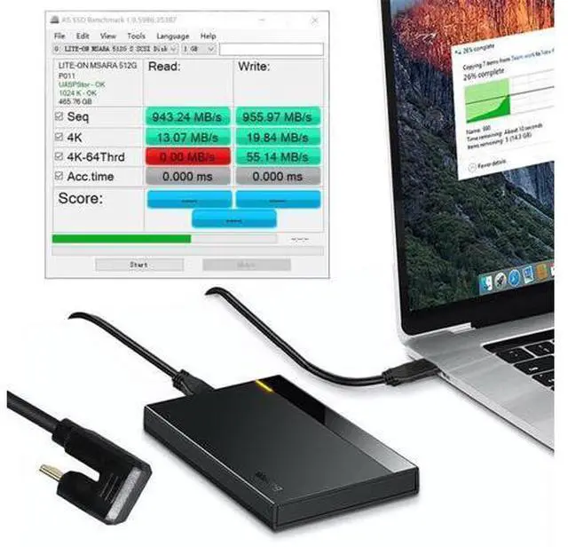Alt view image 5 of 7 - USB C to C Cable,USB C Male to Male Fast Charging Data Transfer 180 Degree Angled Extension Cable