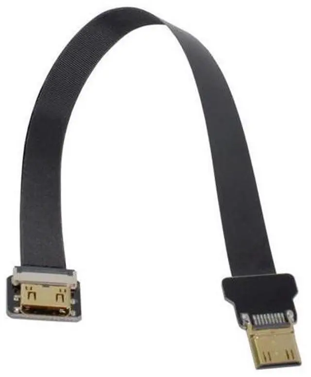 Alt view image 6 of 6 - Mini HDMI to Mini HDMI Cable CYFPV 20cm Male to Female Extension FPC Flat Cable 1080P for FPV HDTV Multicopter Aerial Photography