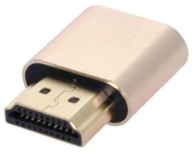 Main image of CY HDMI Virtual Display Adapter HDMI 1.4 DDC EDID Dummy Plug Headless Ghost Display Emulator 1920x1080p@60Hz