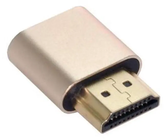 Alt view image 7 of 7 - CY HDMI Virtual Display Adapter HDMI 1.4 DDC EDID Dummy Plug Headless Ghost Display Emulator 1920x1080p@60Hz