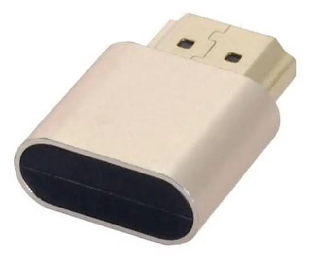 Alt view image 6 of 7 - CY HDMI Virtual Display Adapter HDMI 1.4 DDC EDID Dummy Plug Headless Ghost Display Emulator 1920x1080p@60Hz