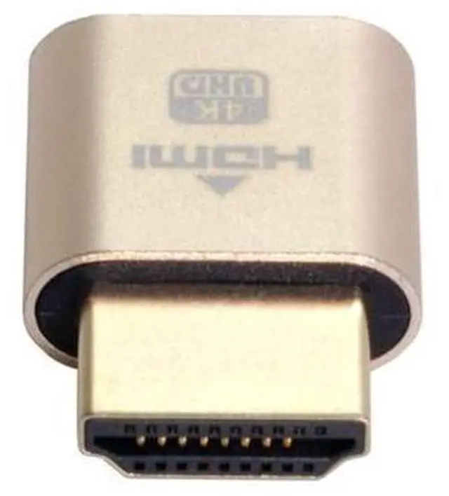 Alt view image 4 of 7 - CY HDMI Virtual Display Adapter HDMI 1.4 DDC EDID Dummy Plug Headless Ghost Display Emulator 1920x1080p@60Hz