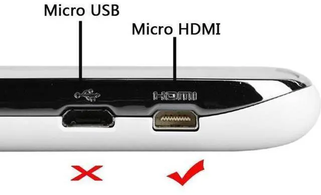 Alt view image 2 of 5 - Micro HDMI Male to Mini HDMI Female 1.4 HDTV Extension Cable for Laptop PC HDTV