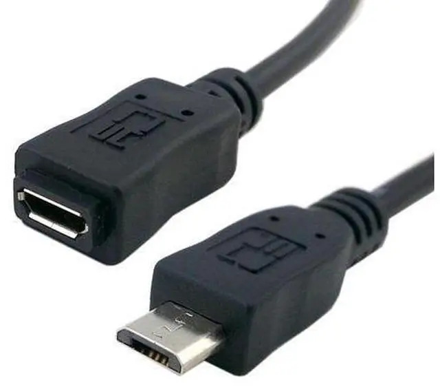 Main image of Micro USB 2.0 Extension Cable,Micro USB 5Pin Male to Female Data Charging Extension Cable for Dash Cam/GPS/Camera 4.92FT/1.5M