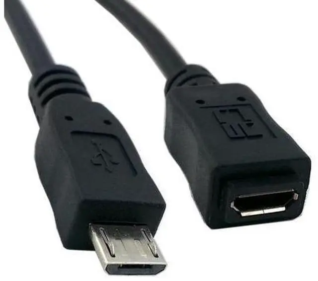 Alt view image 6 of 7 - Micro USB 2.0 Extension Cable,Micro USB 5Pin Male to Female Data Charging Extension Cable for Dash Cam/GPS/Camera 4.92FT/1.5M