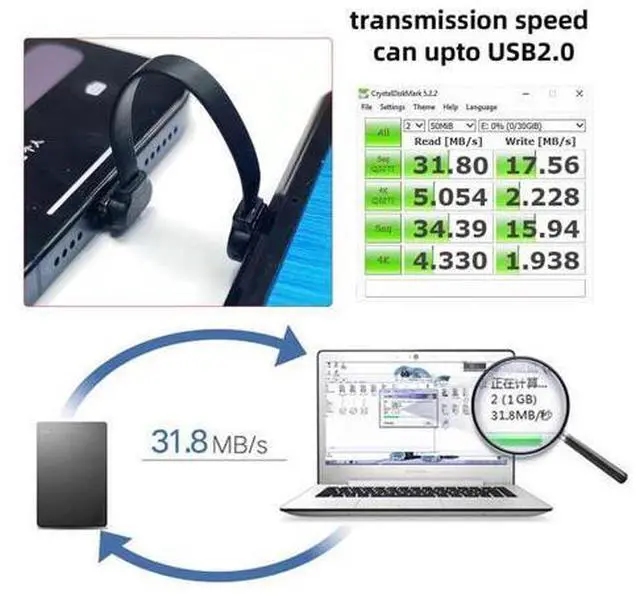 Alt view image 3 of 7 - USB-C Type C to USB-C Ultra Slim Flat Power USB2.0 Data Cable Angled Connector 65W Fast Charge for Laptop Tablet Phone