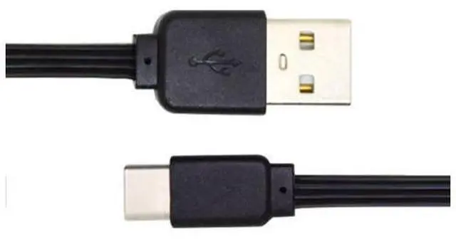 Alt view image 7 of 7 - USB 2.0 Type-A Male to USB-C Type-C Male Data Flat Slim FPC Cable for FPV & Disk & Phone 13cm