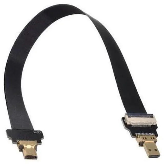 Alt view image 5 of 6 - CYFPV Micro HDMI Male to Male Extension FPC Flat Cable 1080P for FPV HDTV Multicopter Aerial Photography 0.5M
