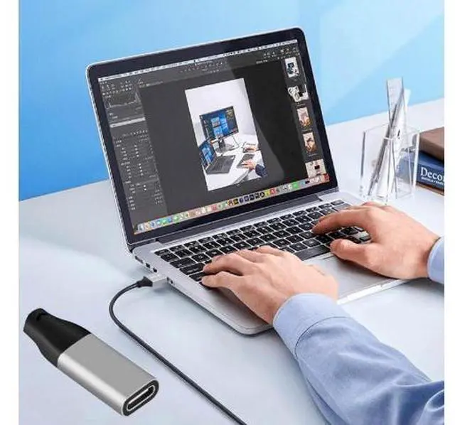 Alt view image 3 of 7 - USB 3.0 Coiled Cable,USB 3.0 Male to USB C Female High Speed Data Transfer Charging Cable 3.28FT for Phone/Laptop/USB Flash Drive