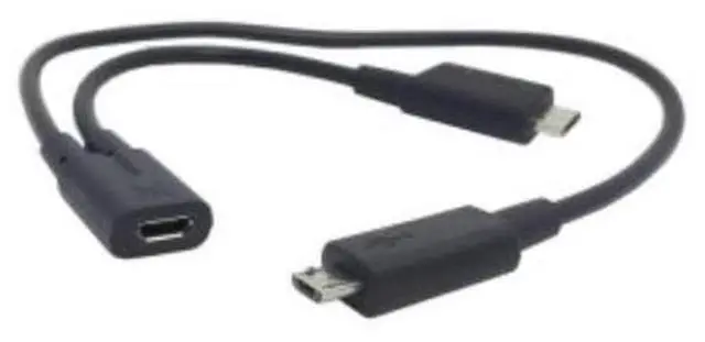 Main image of Micro USB 1 to 2 Y Splitter Cable,Micro USB 1 to 2 Charging Extension Cable Supports Charging Two Devices at The Same Time