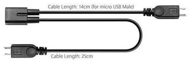 Alt view image 4 of 7 - Micro USB 1 to 2 Y Splitter Cable,Micro USB 1 to 2 Charging Extension Cable Supports Charging Two Devices at The Same Time