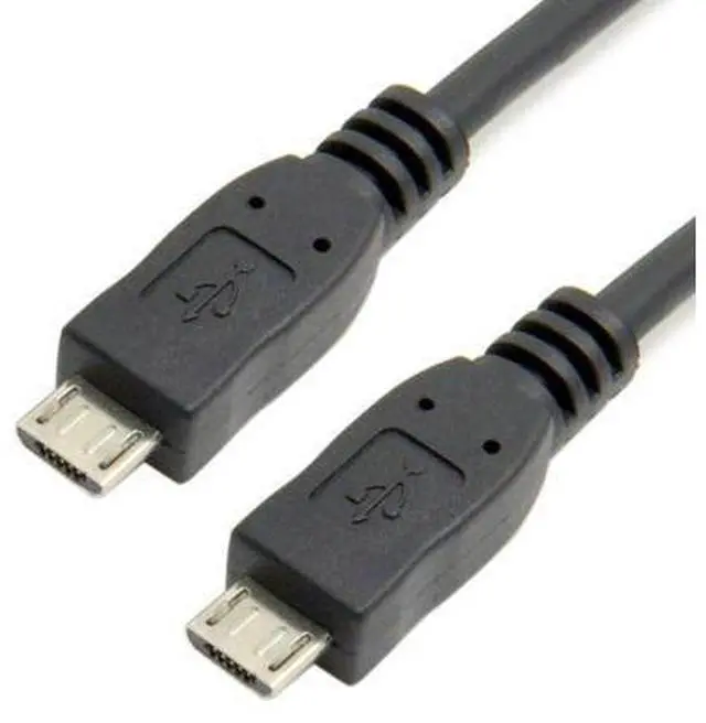 Alt view image 3 of 6 - Micro USB to Micro USB 5Pin Data Charge Extension Cable for Mobile Phone Tablet 1.0M