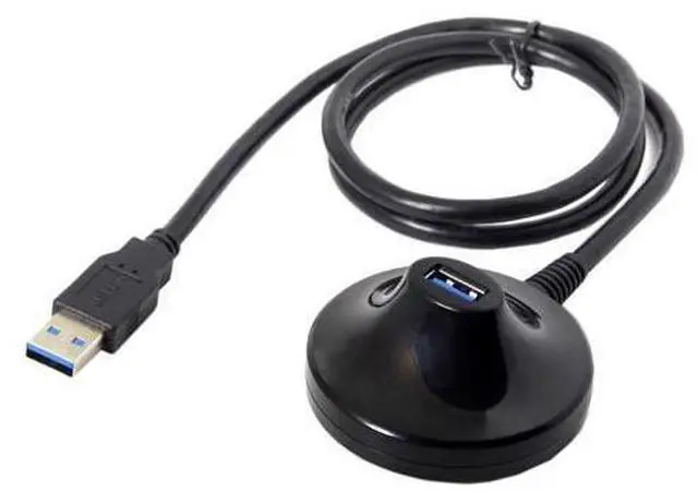 Alt view image 3 of 7 - USB 3.0 Desktop Extension Cable USB 3.0 Type A Male to Female Desktop Extension Data Cable 0.8m