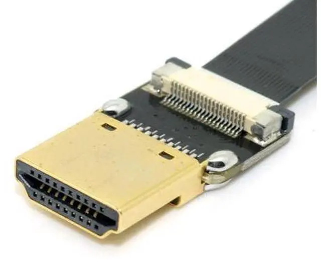 Alt view image 4 of 7 - CYFPV HDMI Type A Male to Male HDTV FPC Flat Cable for FPV HDTV Multicopter Aerial Photography 0.2M
