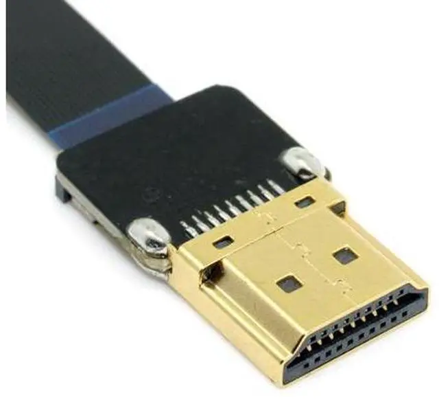 Alt view image 5 of 7 - CYFPV HDMI Type A Male to Male HDTV FPC Flat Cable for FPV HDTV Multicopter Aerial Photography 0.2M